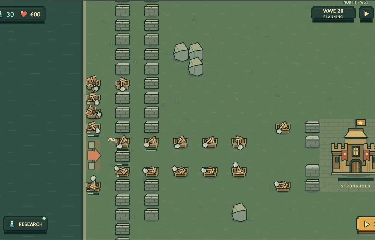 Stone to Stars — Evolving Tower Defense
